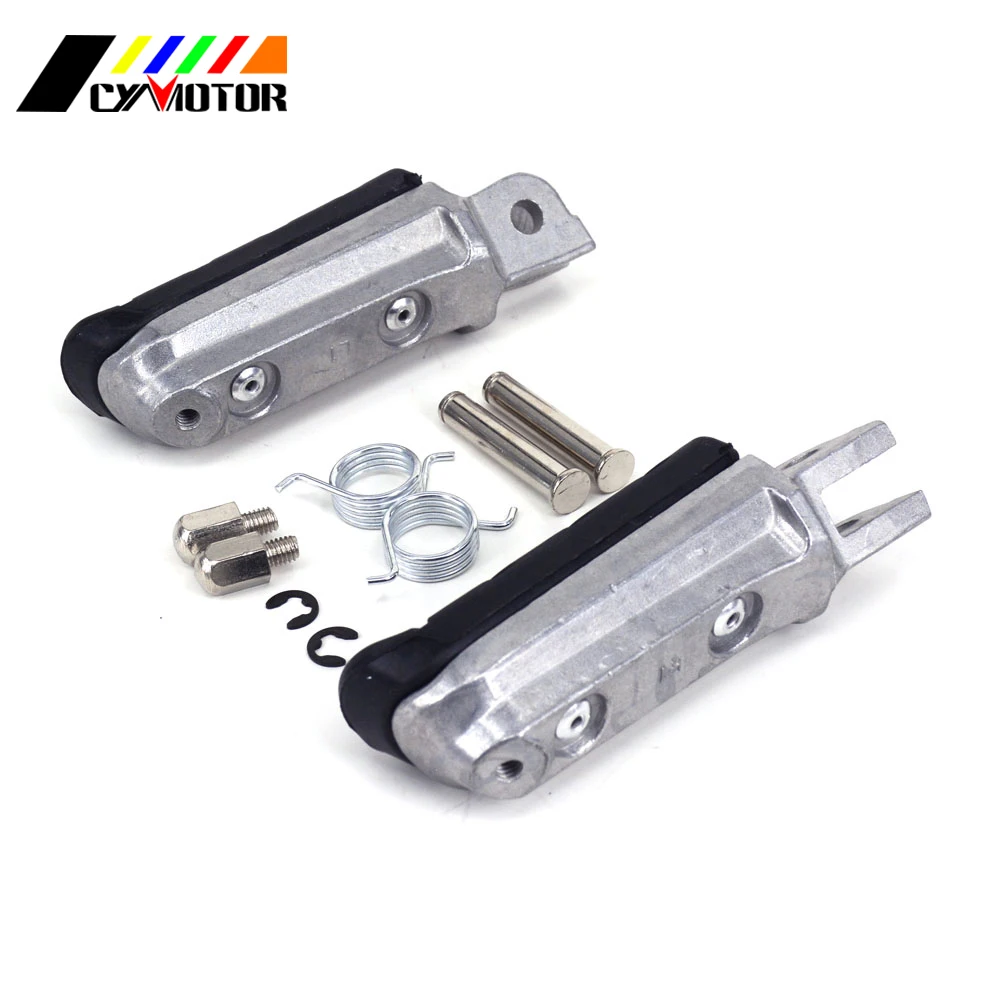 Motorcycle Front Footrest Foot Pegs For HONDA XL CB VT VTR NT CBF CBR NTV VFR 125 250 400 500 600 650 750 800 900 1000 1100 1300