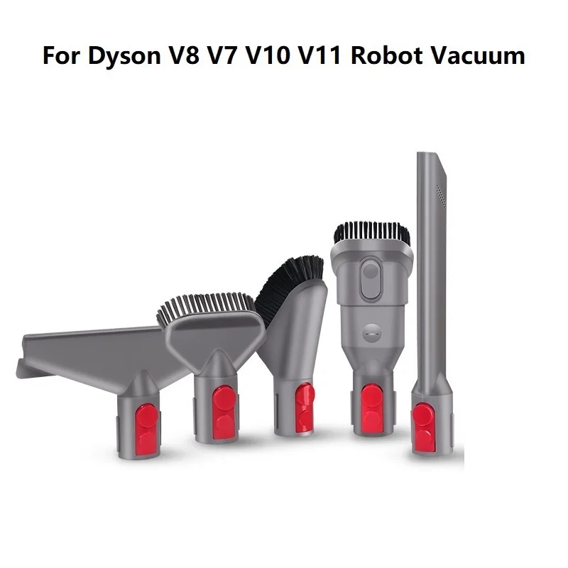 For Dyson V7 V8 V10 V11 V12 V15 Vacuum Cleaner Lat Suction Head Mattress Brush Head Round Brush Soft Brush Part