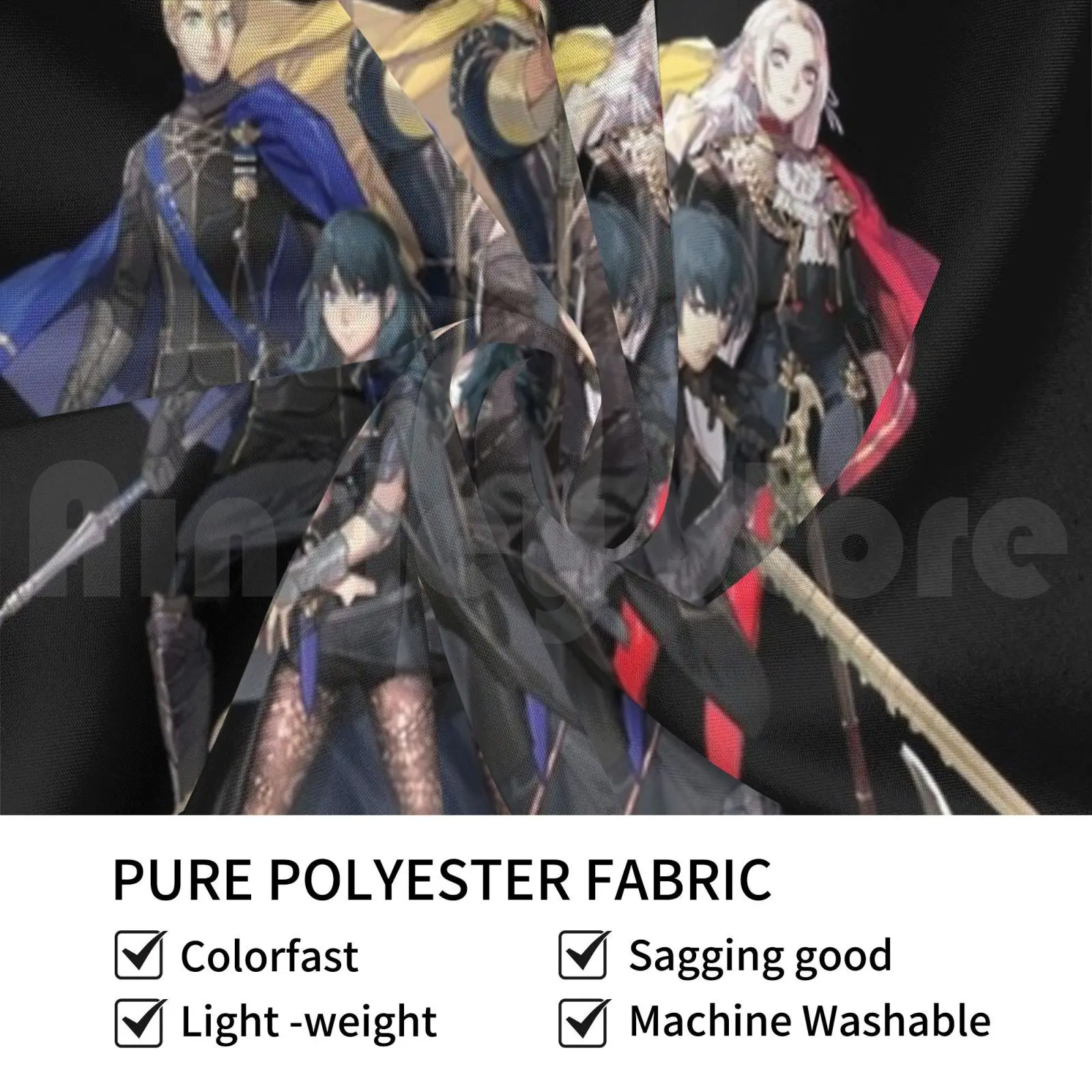 Fire Emblem : Three Houses-House Leaders & Byleth ( Male Female ) Customized Tapestry Fire Emblem