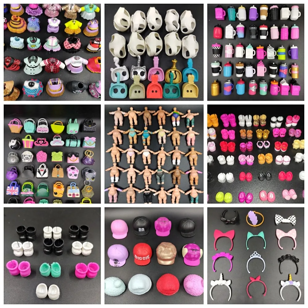 Multi Style Original LOL Sister Doll Accessories Clothes Shoes Backpack Children's Toys