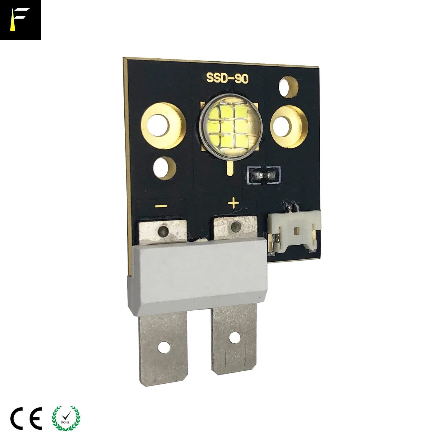 CBT90 CST SSD-90 60W Stage Spot Light LED Emitter Source Ultra-bright DIY Projector Light 9 Chip LED 60w with 60/90 Degree Len