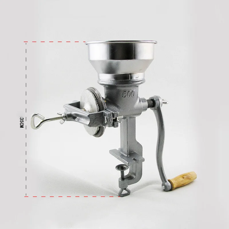 Small hand-grinding grinder Chinese medicinal mill Manual grain processing and crushing machine