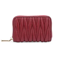 Short Credit Card Holder Women Wallet Genuine Leather Female Small 2020 Fashion Purse Lady Zipper Vintage High Quality Coin