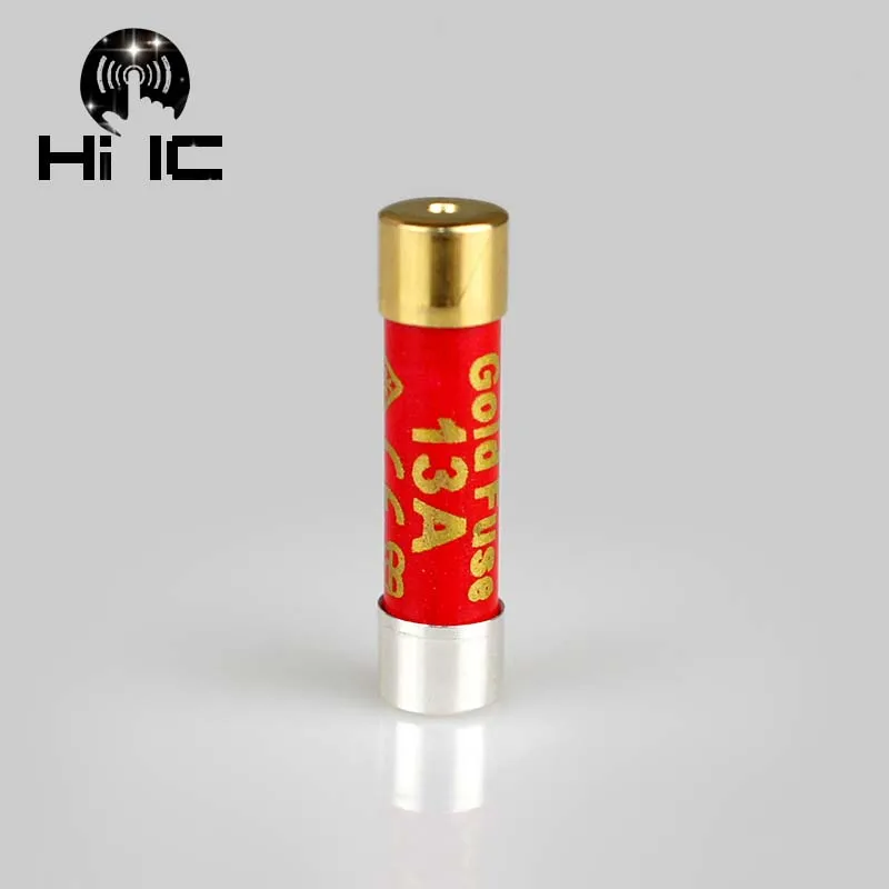 1PCS 6*25MM 13A HIFI Silver alloy Fuse /Nano Fuse CD Audio Amplifier Tube Amp Fuse  250VT Slow Blow Fuse British Standard UK