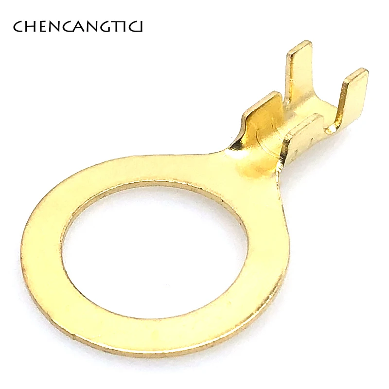 20 Stuks Auto Splices Draad Ring Ronde Terminal Krimpen Losse Pins Terminals Tab Koper Opening Neus End