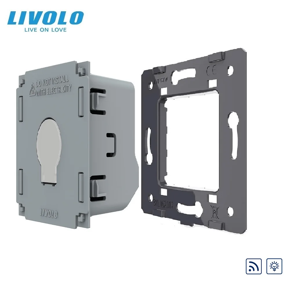 Livolo EU Standard Wall Light Remote Touch Dimmer Switch Without Glass Panel, 220~250V ,VL-C701DR