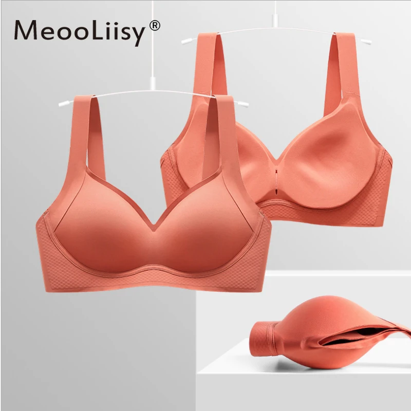 MeooLiisy  Seamless Bra Wire Free Brassieres Soft Intimate Women\'s Underwear Sexy Intimates Womens Lingerie Underwear