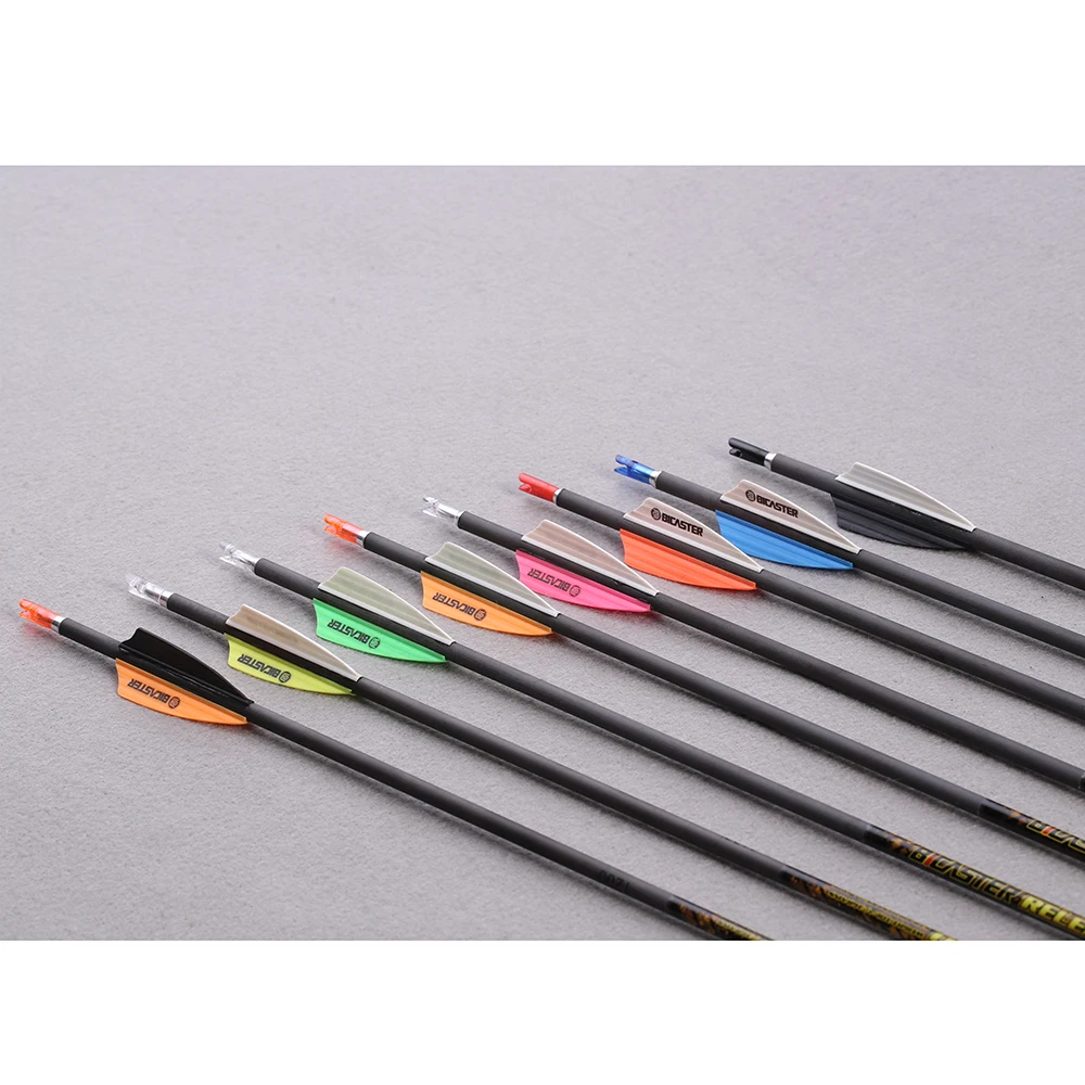 50pcs 1.75inch TPU Arrow Feather Plastic Arrow Feather Arrow Vans Flectchings  for Carbon Arrow Shaft DIY Archery Shooting