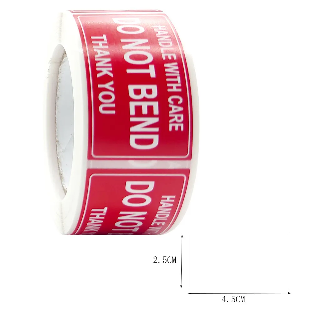 250Pcs/Roll Fragile Warning Label Stickers Please Handle with Care for Goods Shipping Express Label Fast Drop Shipping