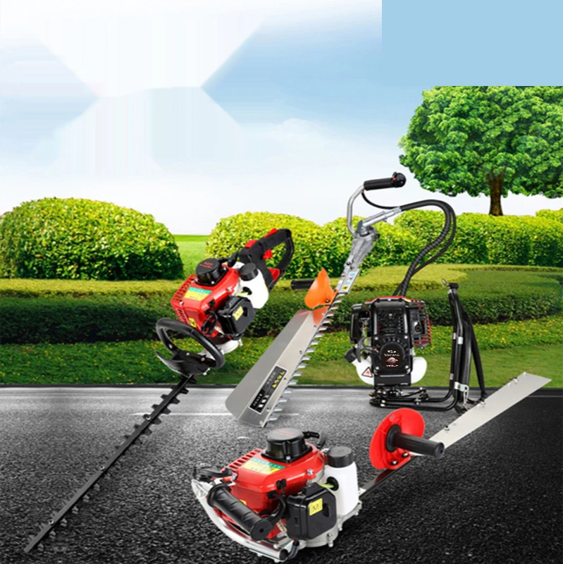 

32cc Hedgerow Trimmer Gasoline Machine Pruning Machine Landscaping Double-blade Hedge Trimmer 0.75KW