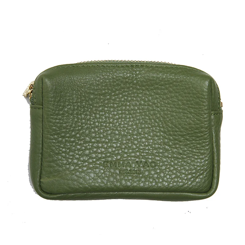 محفظة نسائية للعملات المعدنية من الجلد من إيما ياو، محفظة صغيرة عصرية، مبيعات ساخنة