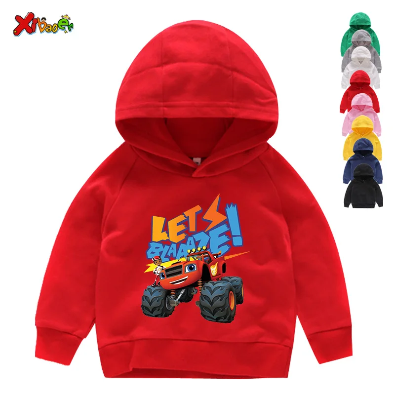 

Blaze and The Monster Machines Cartoon Kids Funny Sweatshirt Baby Boys Girls Winter Shirt Children Tops Toddler Clothes Hoodie