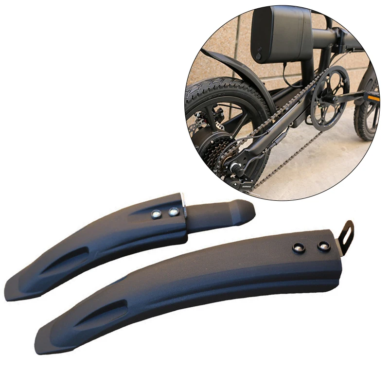 1 Pair 14-18 Inch Bike Universal Fender Tough Mudguard Bicycle Electric Scooter Mudguard Wings For Bicycle Front/Rear Fenders