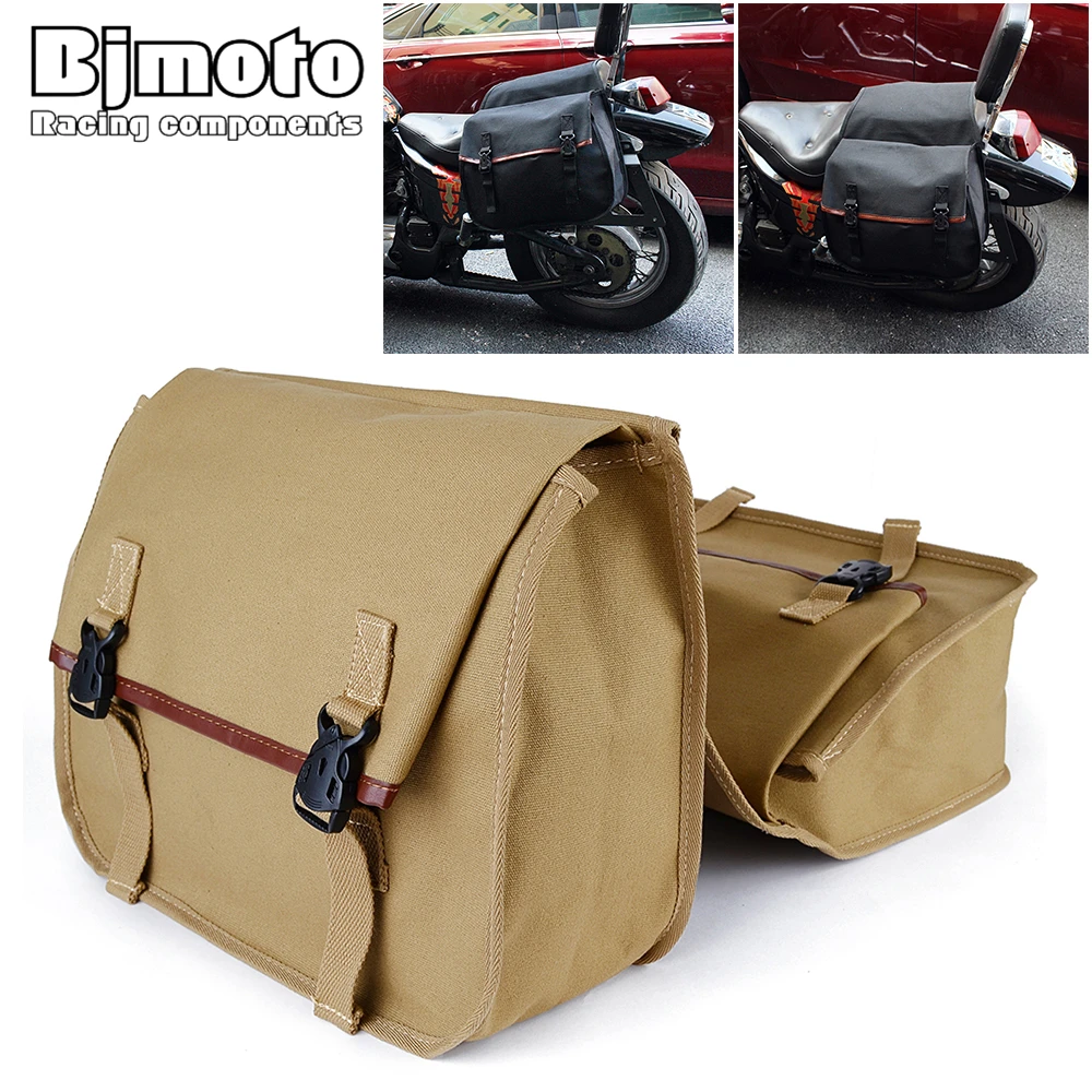 

Universal Motorcycle Side Saddle Bag For Harley Touring Road King Electra Street Glide Ultra Tour FLTR FLHX