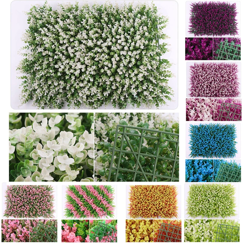 Zerolife Artificial Grass Plant Lawn Fake Plant Decorative Wall Decals Garden Outdoor Interior Decoration Wedding Green Leaf