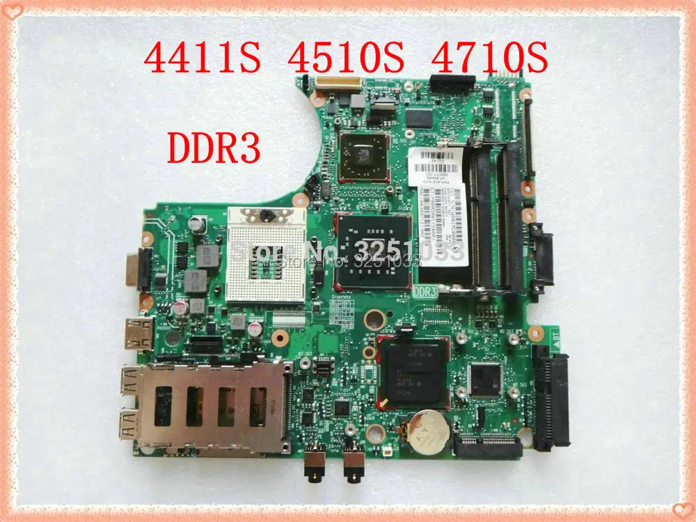 

583077-001 FOR HP ProBook 4510s 4710s 4410s 4411s Notebook Motherboard DDR3