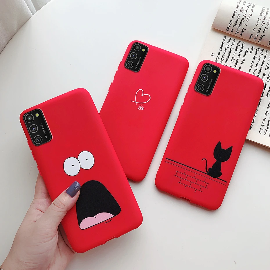 For Samsung Galaxy A41 Case Soft Painted Back Cover Silicone Phone Case For Samsung A41 Cases For Coque Samsung Galaxy A41 Cover