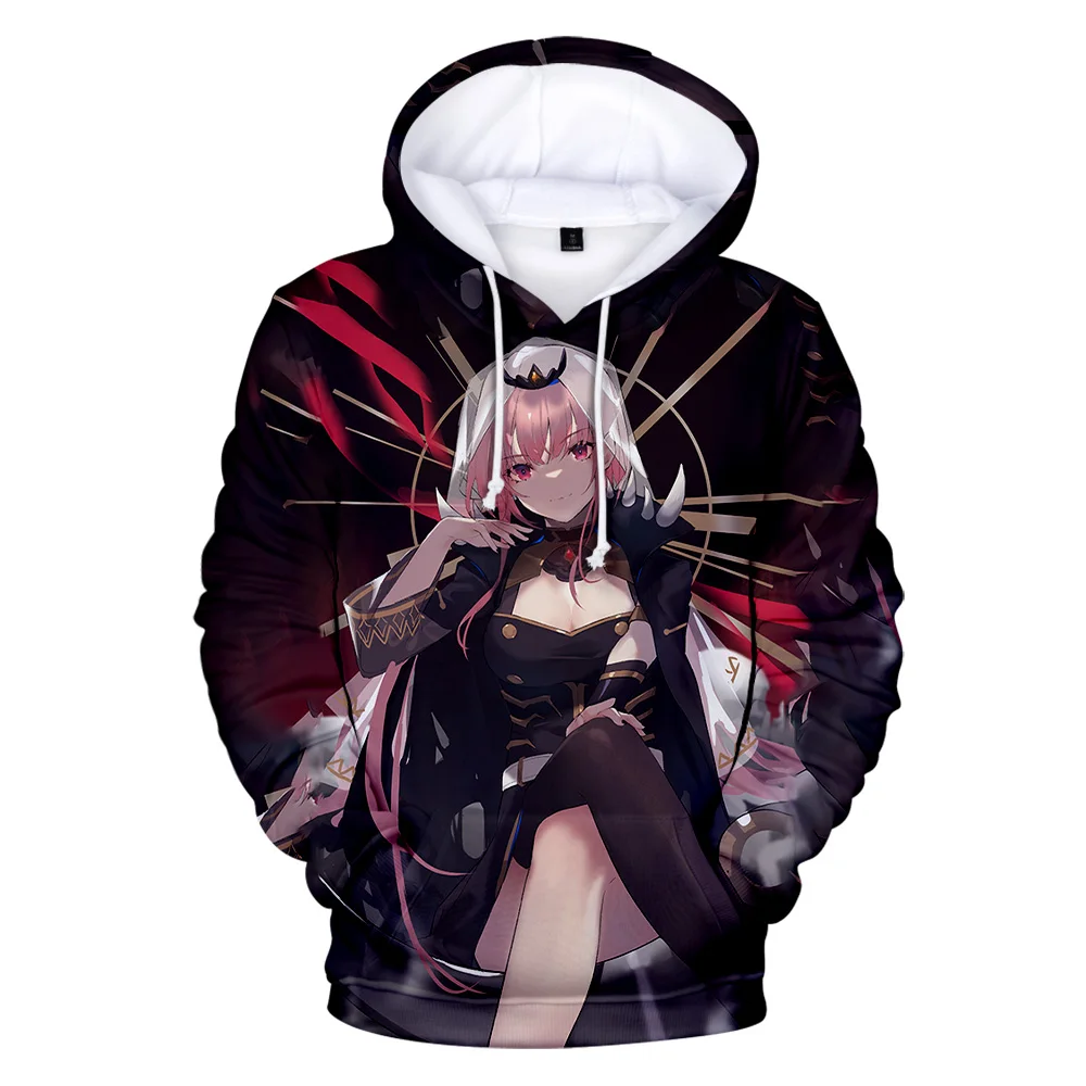 

HOLOLIVE VTuber Mori Calliope 3D Print Fashion Fall Winer Suit Hoodies Sportswear Hooded Youthful Kawaii Women/Men The hooded