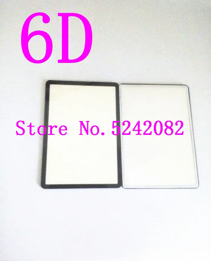 2PCS/New LCD Screen Window Display (Acrylic) Outer Glass For CANON FOR EOS 6D 5D 5D2 5D3 60D Camera Screen Protector + Tape