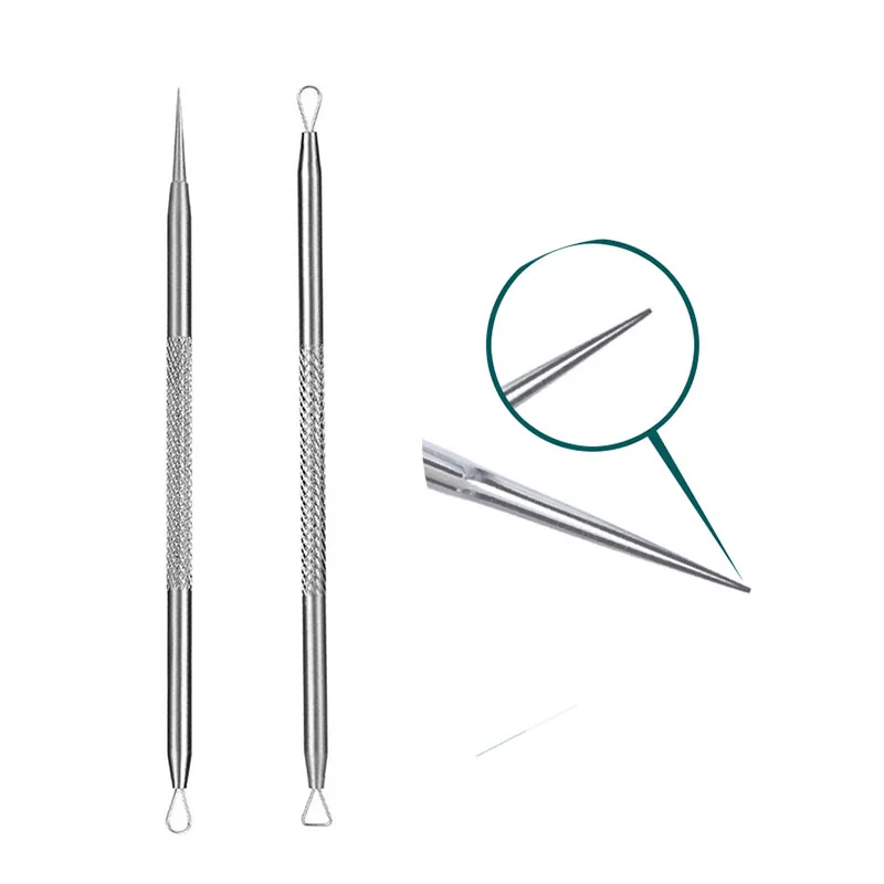 1pcs Stainless Steel Acne Removal Needles Acne Blackhead Remover Tools Spoon Face Skin Care Tool Cleaner Deep Cleansing Tools