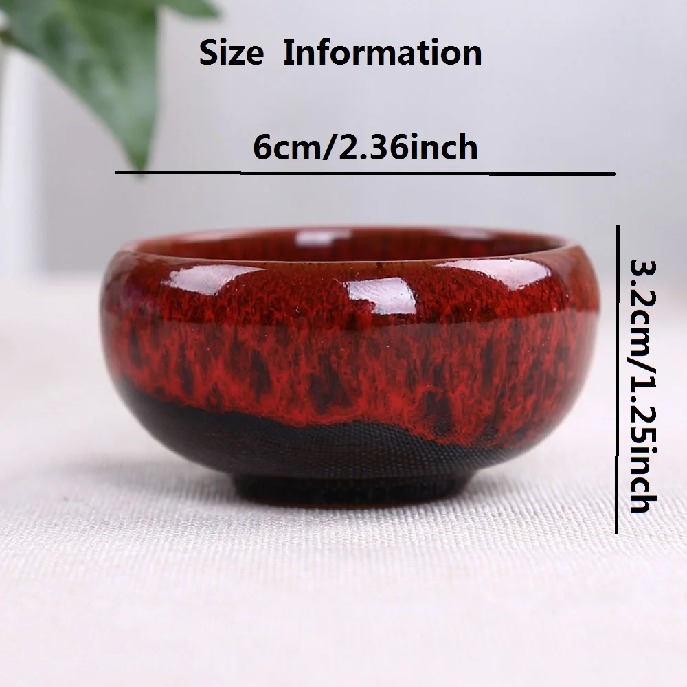 6pc Kiln-changed Flower Pot Bonsai Ceramic Pots For Plants Mini Succulent Plant Small Cactus Outdoor Container Modern Decorative