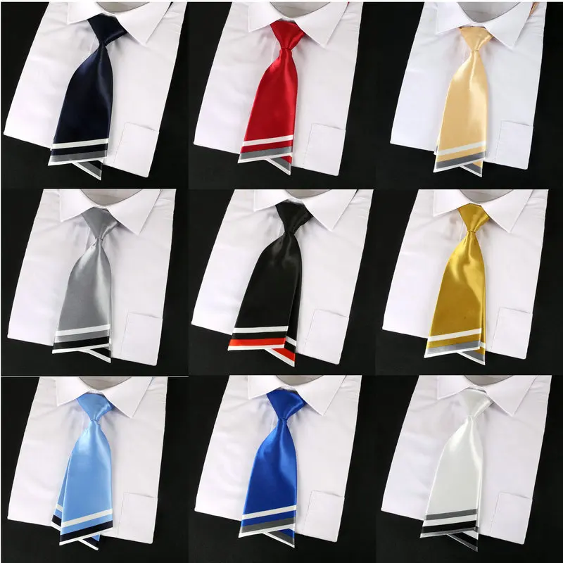 

New Women Lady Professional Uniform Neckties Female College Student Bank Hotel Staff Red Blue Pink Bow Ties Business Neck wear