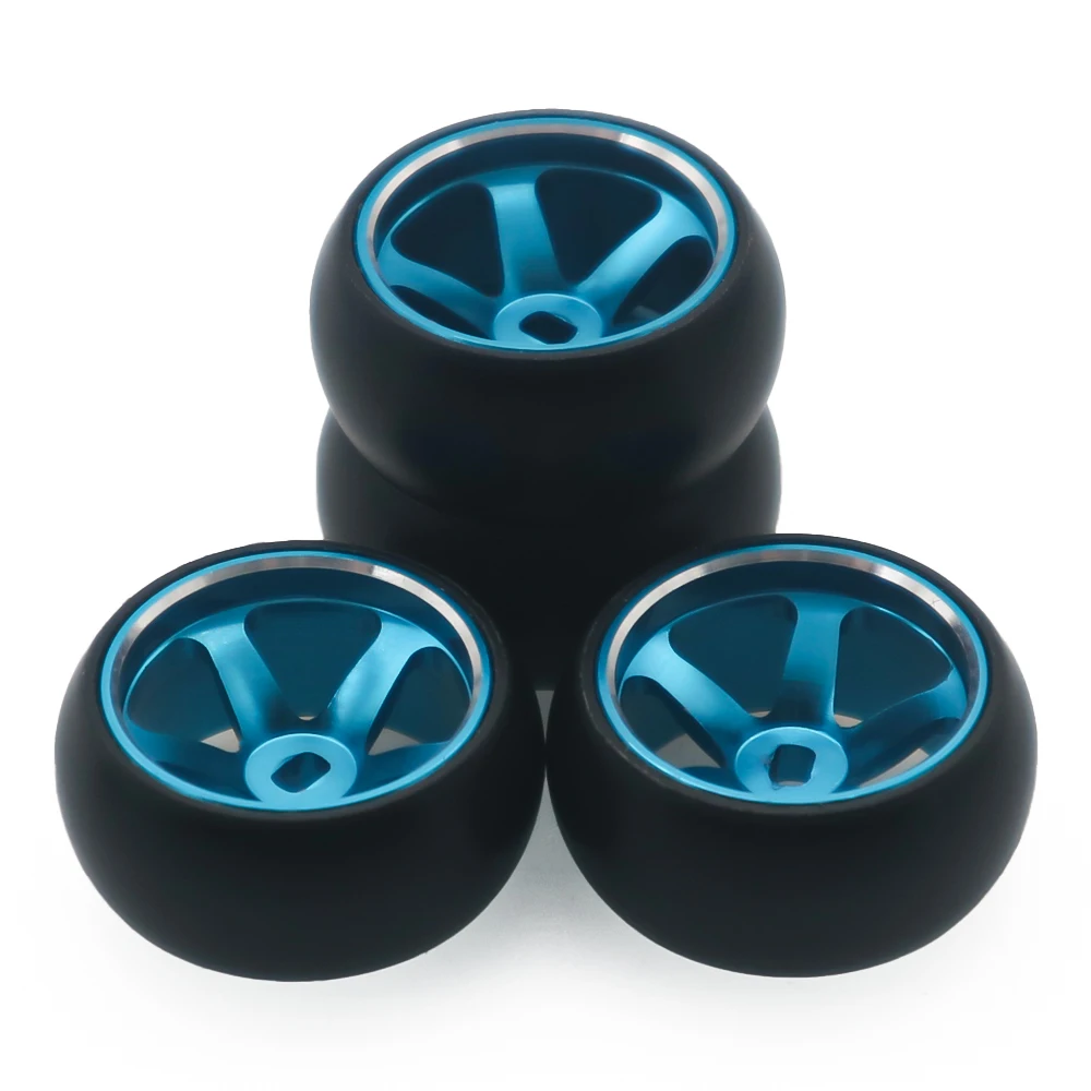 Alloy wheel rim 5 spoke drift tire for rc 1/28 Wltoys K969 K989 P929 drift rally kyosho mini-Z mini-Q D hobby model car