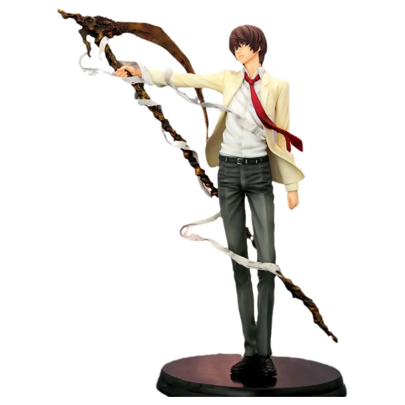 26cm Death Note Anime Figure Yagami Light Manga Statue Figurines Pvc Killer Kira Action Figure Collectible Model Doll Toys Decor