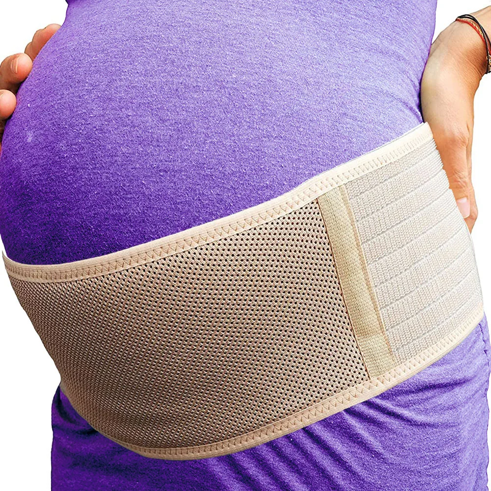 Breathable Pregnant Women Belts Maternity Belly Belt Waist Care Abdomen Support Band Back Brace Protector Maternity Clothes