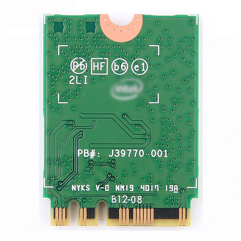 Wireless For Intel AC 9260 9260NGW 802.11ac NGFF WiFi Bluetooth 5.0 Card + 6dbi IPEX MHF4 U.fl To RP-SMA External Antenna Set