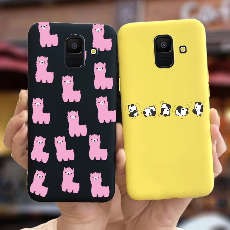For Samsung Galaxy A6 2018 Case A600 A600F Cute Soft Silicone Cover Case For Samsung A6 Plus 2018 Cases A605F Phone Fundas Coque