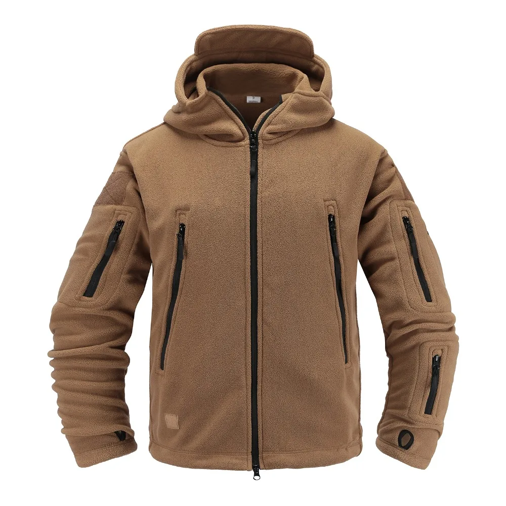 Hunting Hiking US Military Winter Thermal Fleece Tactical Jacket Outdoors Sports Hooded Coat Militar  Outdoor Army Jackets S-2XL