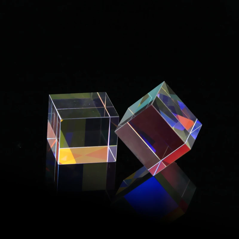 Color Prism Big Size 34mm X-Cube Optical Glass Prisma Rgb