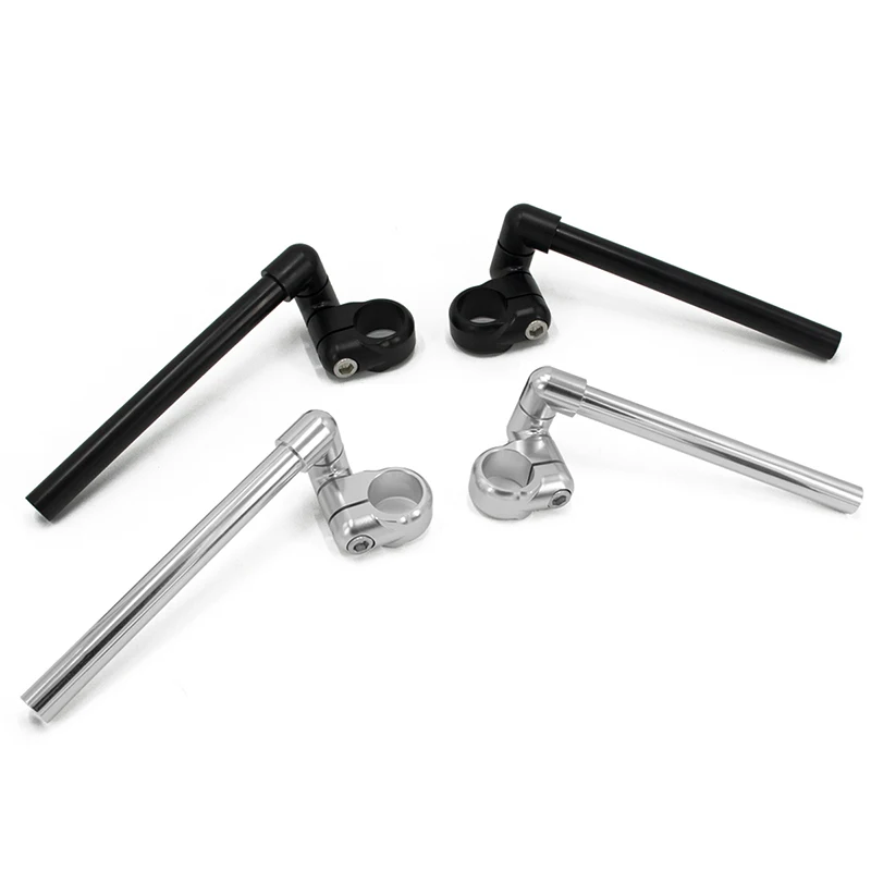 

37mm Motorcycle Handlebar Racing Adjustable CNC Clip On Ons Fork Handlebars Handle Bar Cafe Racer