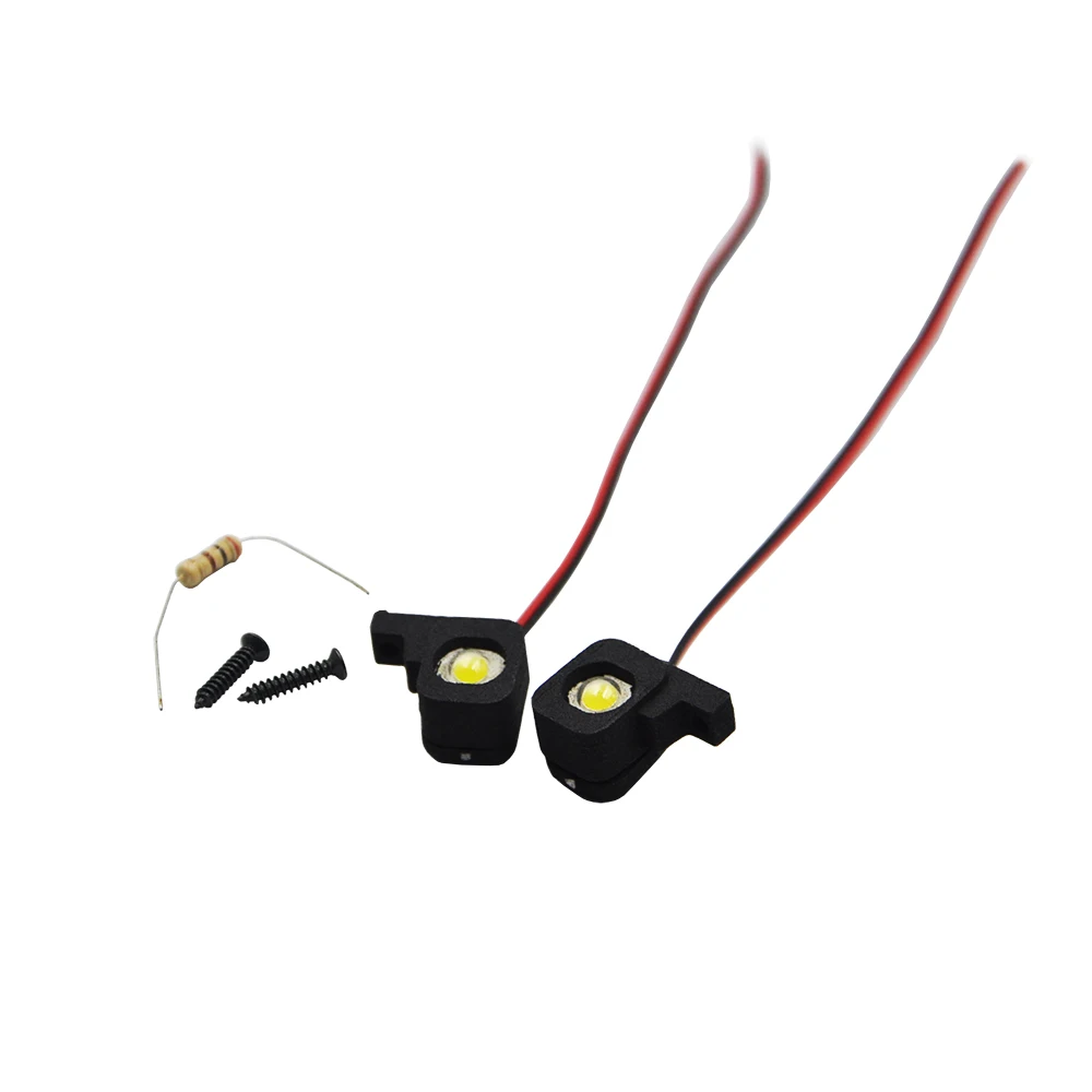 4V LED Light Excavator Arm Lighting System For Huina 1592 1550 2.4G 1:14 RC Metal Excavator Boom Parts