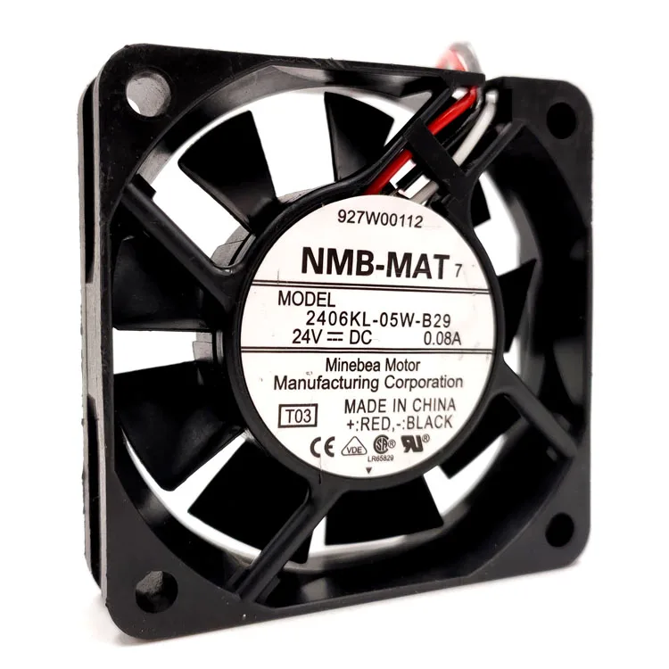 

NMB 6015 24V 0.08a 6cm 2406KL-05W-B29 Converter Cooling Fan