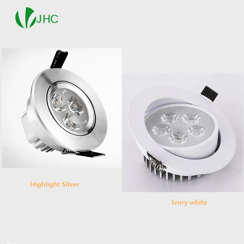 

Round Dimmable Downlights 6W 10W 14W 18W 24W LED Ceiling lamp recessed COB Ceiling Spot lights ac85-265V LED Indoor Lighting