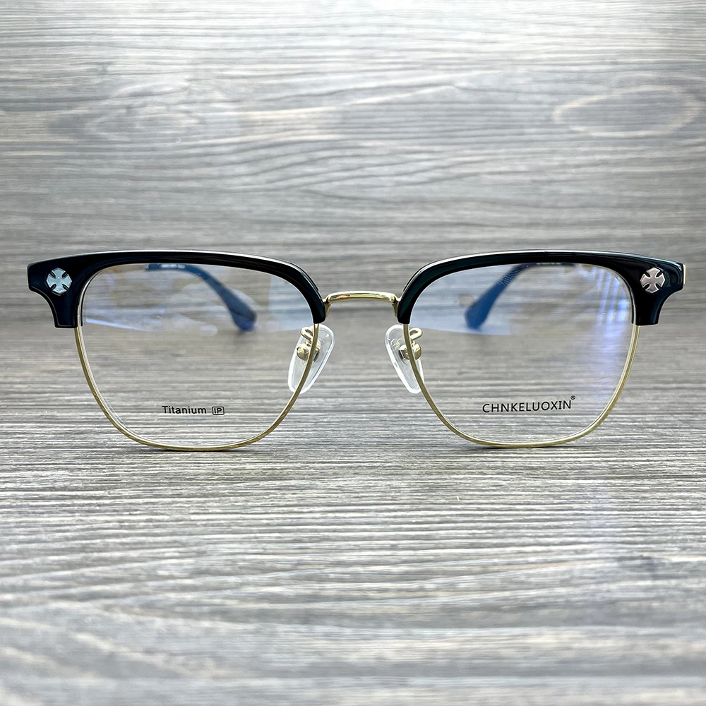 

Pure Titanium Men Glasses Frames Square Myopia Optical Prescription Eyeglasses Frames Woman Top Quality Business Face Eyewear