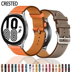 20mm 22mm Leather Band For Samsung Galaxy watch Active 2/3/46mm/42mm/S3/Huawei GT-2-Pro Bracelet Galaxy Watch 4 classic strap