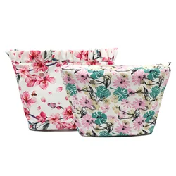 Classic Mini Floral Border Lining for O bag women bag Colorful Print Inner Zipper Pocket For Obag insert waterproof coating