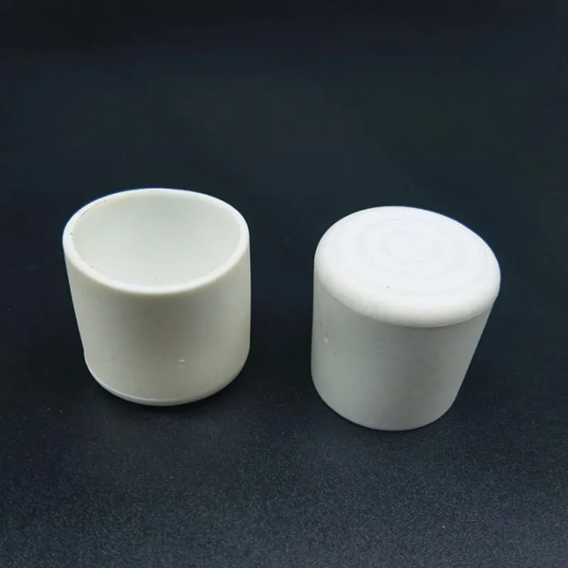 2/4/8 Stuks Witte Stoel Tafel Voeten Stok Pijp Tubing End Cover Caps Cap Pvc Rubber 10mm ~ 50Mm