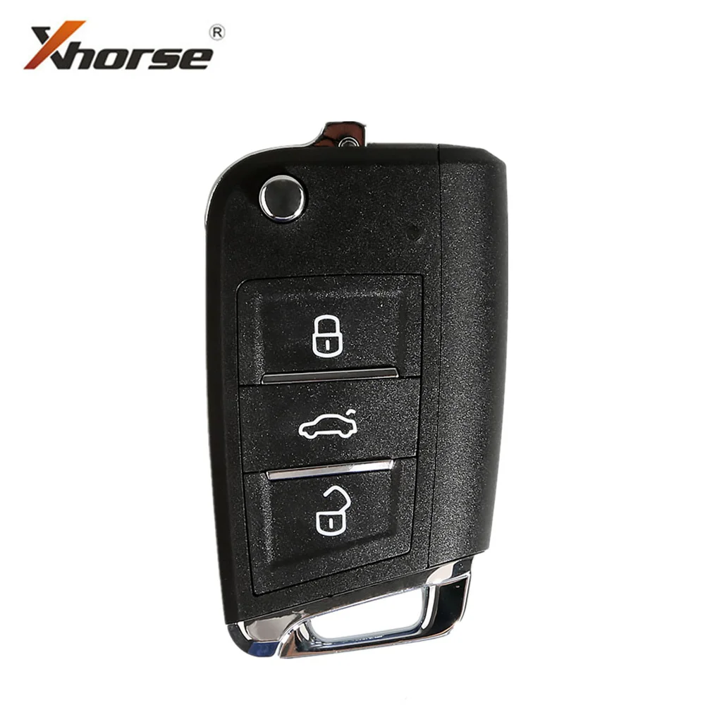 XHORSE XKMQB1EN for VW Remote Key MQB Style 3 Buttons for VVDI Key Tool