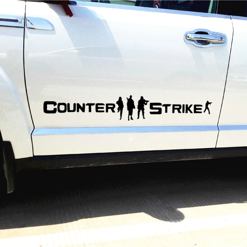 2PCS Counter Strike CS Half Life Game Car Stickers Funny Creative Decoration Decals For Doors Auto Tuning Styling D21