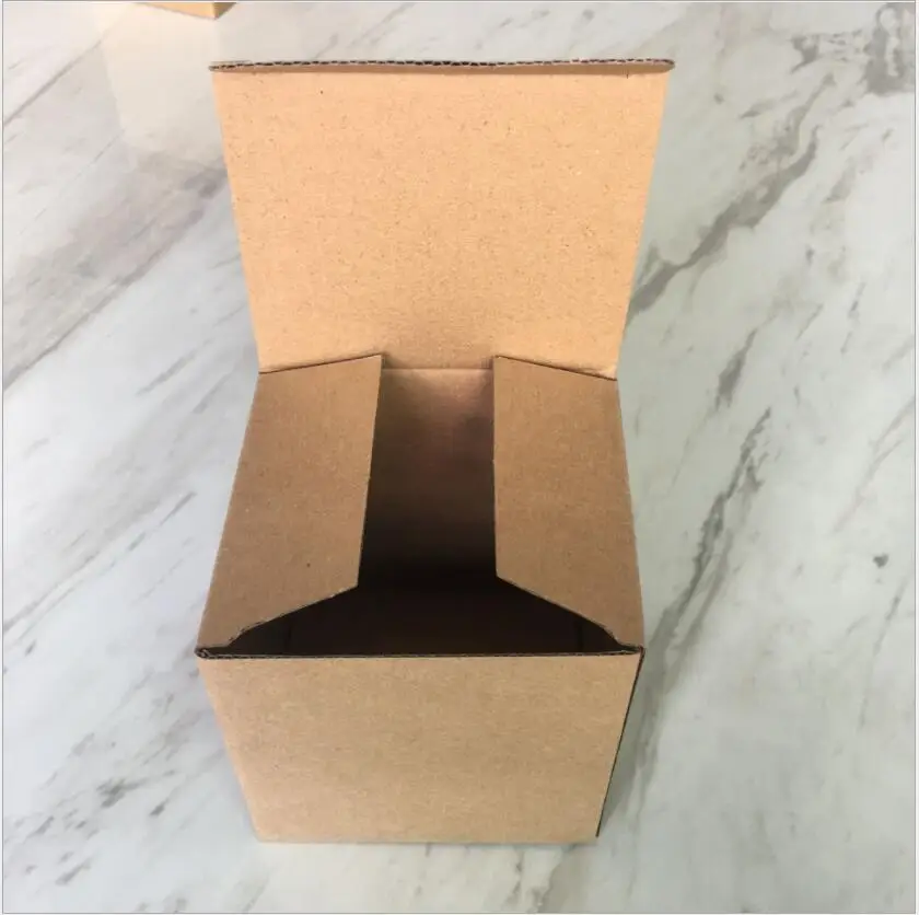 10pcs Kraft Paper Three-layer Corrugated Carton Fragile Packaging Box Hard Shipping Paper Boxes