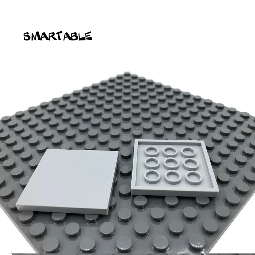 

Smartable Tile 4x4 with Groove Building Blocks MOC Parts DIY Toys For Kids Creative Compatible Major Brands Toys 20pcs/lot