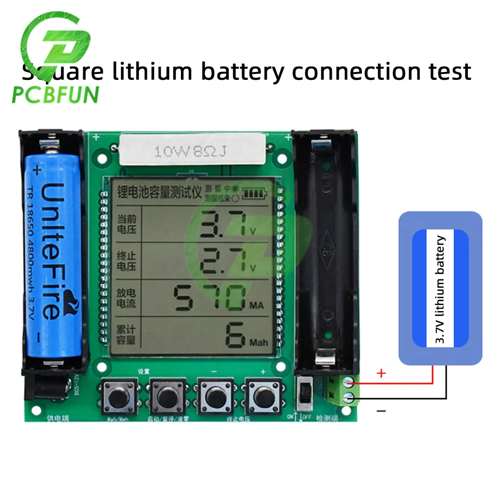 XH-M239 18650 Lithium Battery True Capacity Tester Module MaH/mwH Digital Measurement High Precision Capacity Tester