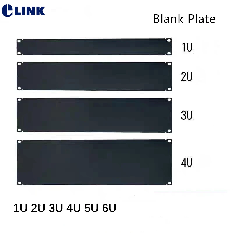 

2pcs 4U Blank Plate for 19" rack mount cabinet patch panel rack mounting blanking for serve case 1.6mm thick with screw 2U 3U 4U