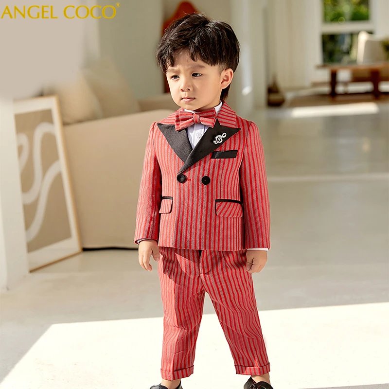 Cute 2-12 Years Old Children's Clothing Toddler Baby Boy Clothes Set Kids Designer Boys Suits For Weddings Conjuntos De Vestido