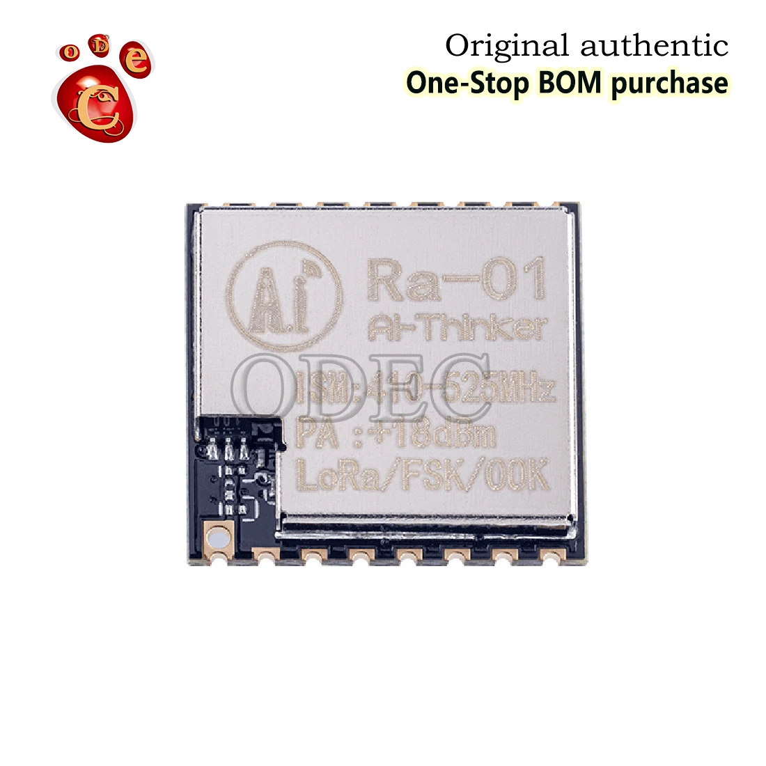 Ra-01S Lora وحدة نقل البيانات بتردد الراديو واجهة SPI 433 ميجا هرتز هوائي هوائي يمكن Ra-01SH IPEX