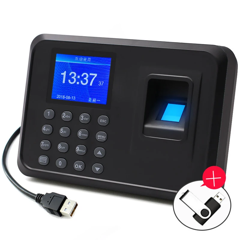 Fingerprint attendance machine / fingerprint password identification / multi-language work punch card machine / company sign-in